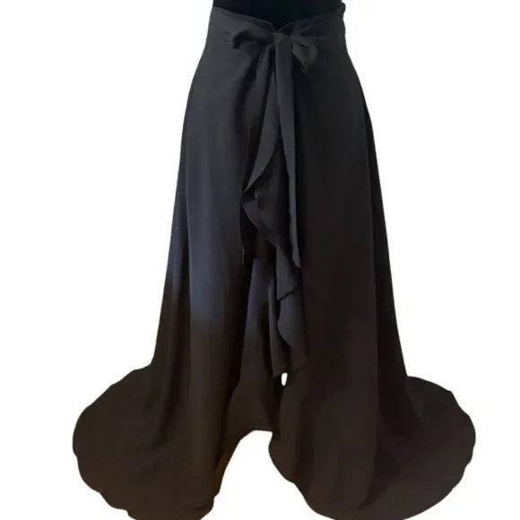 Reborn Pants with Ruffled Skirt Overlay - Picture 2 of 6